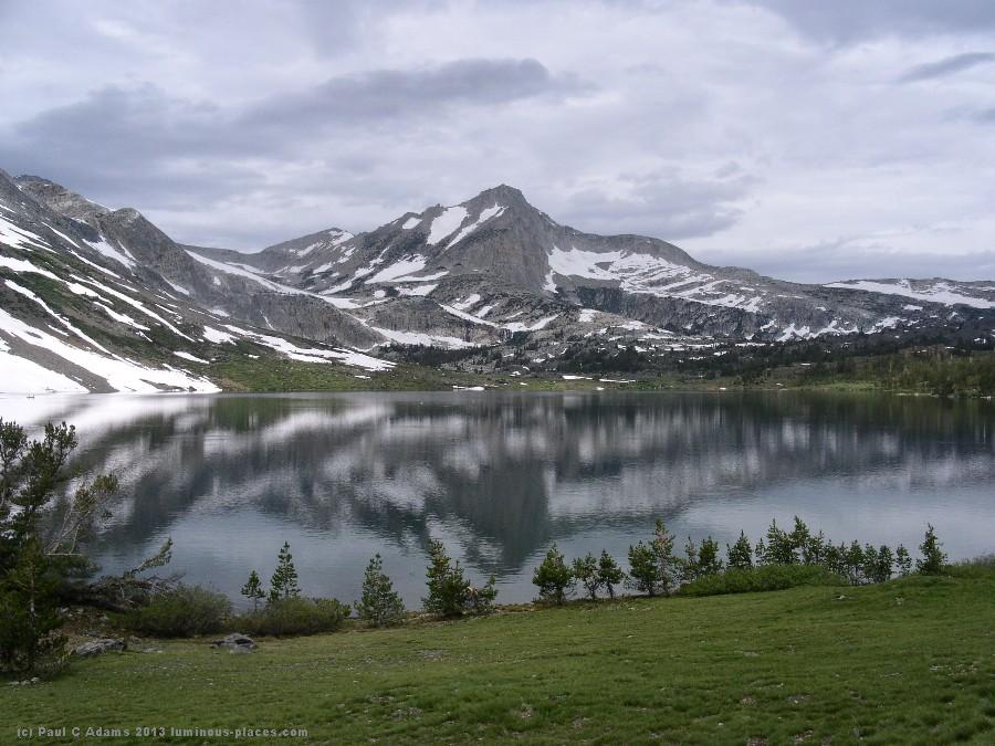 Lake in High Sierra Nevada
                Mountains California