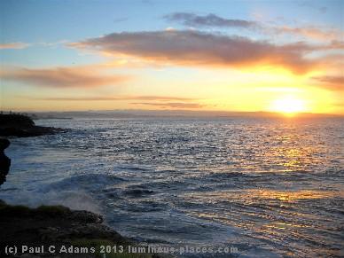 sunrise,
                          Monterey Bay, Santa Cruz